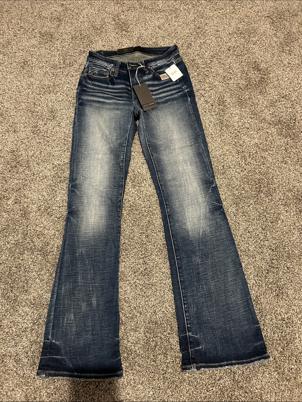 Buckle Dark Indigo Flare Jeans